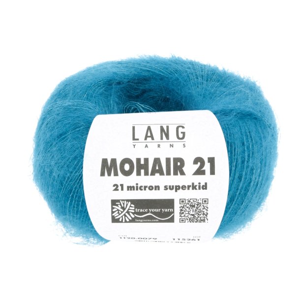 Lang Yarns - Mohair 21 Fv. 79 Turkis