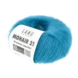 Lang Yarns - Mohair 21 Fv. 79 Turkis