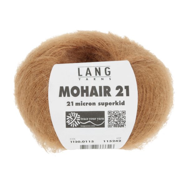 Lang Yarns - Mohair 21 Fv. 115 Nougat