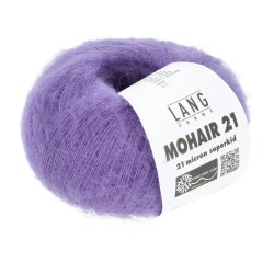 Lang Yarns - Mohair 21 Fv. 146 Mrk Lilla