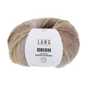 Lang Yarns - Orion Multicolor Fv. 04 Oliven/LIlla/Brun