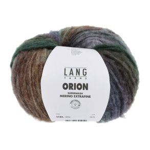 Lang Yarns - Orion Multicolor Fv. 06 Petrol/Lilla/Brun