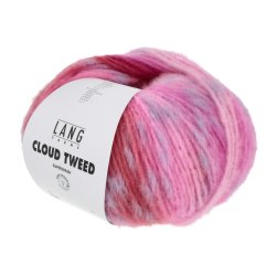 Lang Yarns - Cloud Tweed Farve 02 Pink/Rd