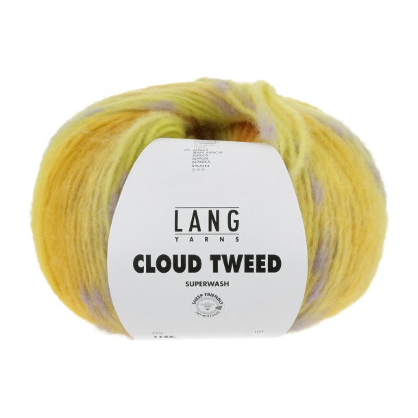 Lang Yarns - Cloud Tweed Fv. 03 Gul/Grn