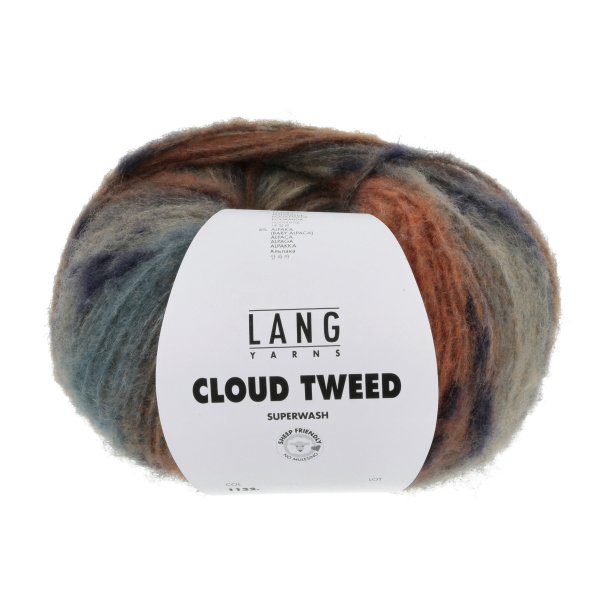 Lang Yarns - Cloud Tweed Fv. 04 Brun/Grn