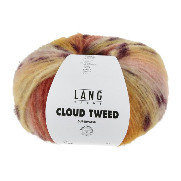 Lang Yarns - Cloud Tweed Fv. 05 Orange/Rd