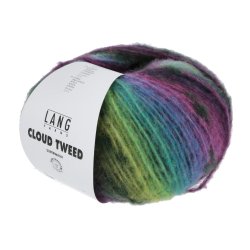 Lang Yarns - Cloud Tweed Fv. 06 Lilla/Grn