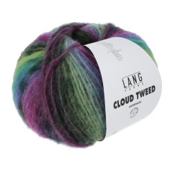 Lang Yarns - Cloud Tweed Fv. 06 Lilla/Grn