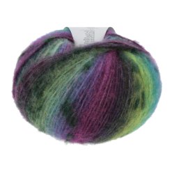 Lang Yarns - Cloud Tweed Fv. 06 Lilla/Grn