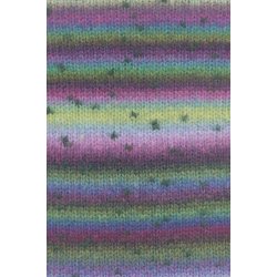 Lang Yarns - Cloud Tweed Fv. 06 Lilla/Grn