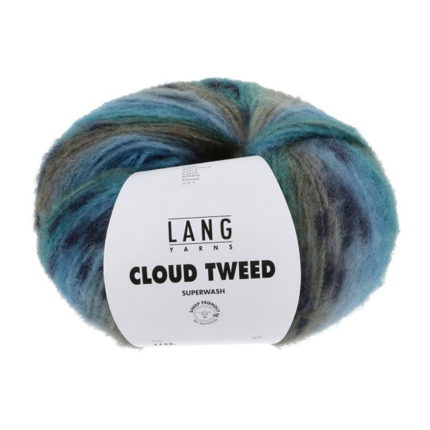 Lang Yarns - Cloud Tweed Fv. 07 Bl/Brun