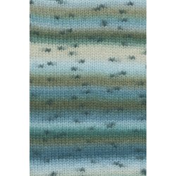 Lang Yarns - Cloud Tweed Fv. 07 Bl�/Brun