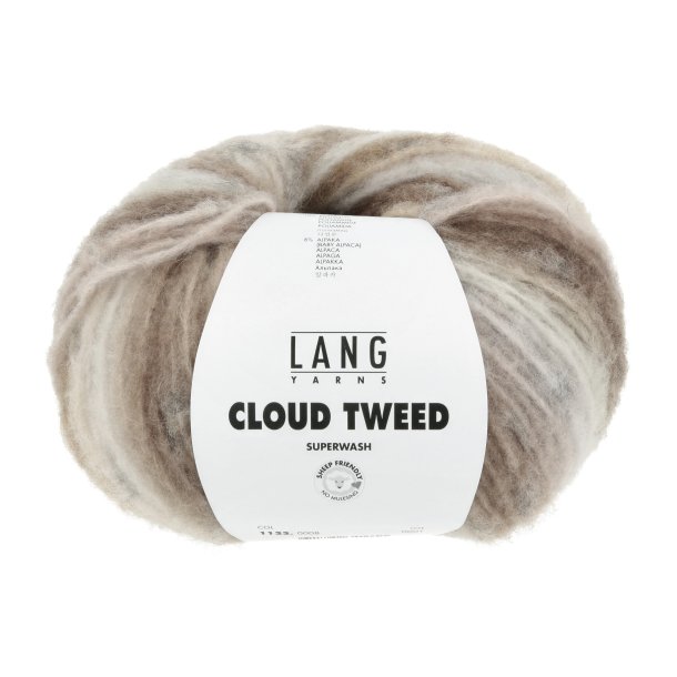 Lang Yarns - Cloud Tweed Fv. 08 Beige/Camel/Brun