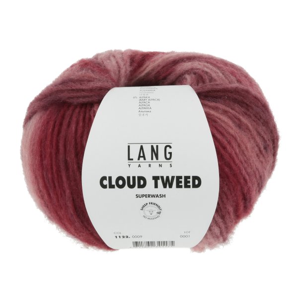 Lang Yarns - Cloud Tweed Fv. 09 Rose/Rd/Mrk Rd