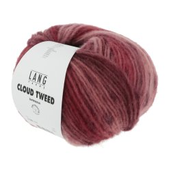Lang Yarns - Cloud Tweed Fv. 09 Rose/R�d/M�rk R�d