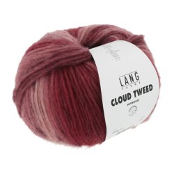 Lang Yarns - Cloud Tweed Fv. 09 Rose/R�d/M�rk R�d