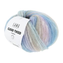 Lang Yarns - Cloud Tweed Fv. 10 Azur/lilla/Camel