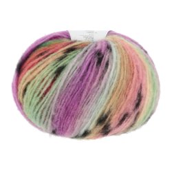Lang Yarns - Cloud Tweed Farve 11 Pink/Gr�n/Viola