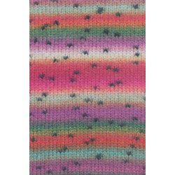Lang Yarns - Cloud Tweed Farve 11 Pink/Gr�n/Viola