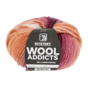 Lang Yarns - Mystery Multicolor Fv. 01 Hvid/Orange/Lilla 