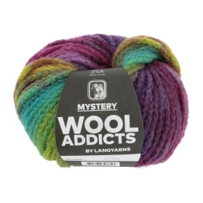 Lang Yarns - Mystery Multicolor Fv. 08 Lilla/Turkis/Grn