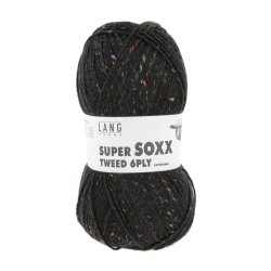 Lang Yarns - Super Soxx Tweed 6 PLY Fv. 04 Sort