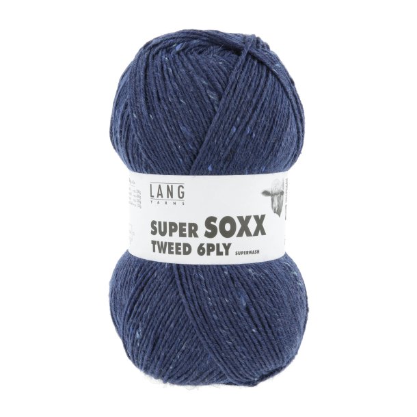 Lang Yarns - Super Soxx Tweed 6 PLY Fv. 96 Gr�