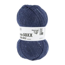 Lang Yarns - Super Soxx Tweed 6 PLY Fv. 06 Bl�