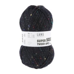 Lang Yarns - Super Soxx Tweed 6 PLY Fv. 25 Night Blue