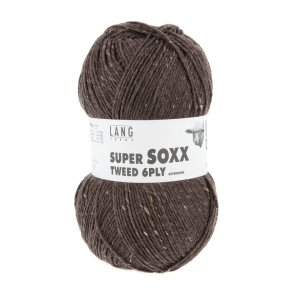 Lang Yarns - Super Soxx Tweed 6 PLY Fv. 67 Choko