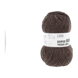 Lang Yarns - Super Soxx Tweed 6 PLY Fv. 67 Choko