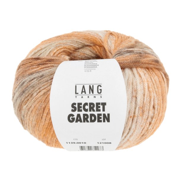 Lang Yarns - Secret Garden Fv. 10 Orange/Brun/Natur