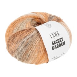 Lang Yarns - Secret Garden Fv. 10 Orange/Brun/Natur