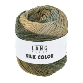 Lang Yarns - Silk Color Fv. 03 Oliven/Beige Multi