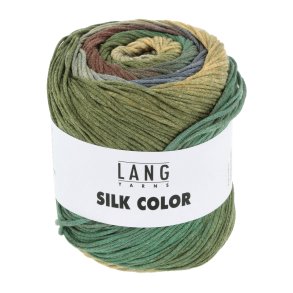 Lang Yarns - Silk Color Fv. 04 Gr�n/Brun/Bl� Multi