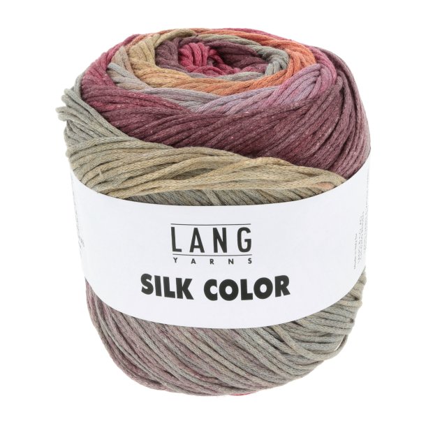 Lang Yarns - Silk Color Fv. 05 Bordeaux/Rd//Orange Multi
