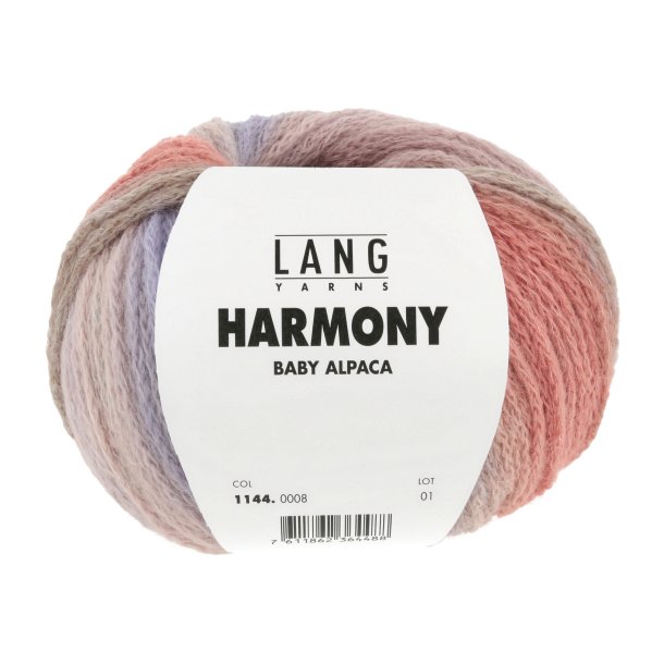 Lang Yarns - Harmony Fv. 08 Laks/Brun/Grn/Lilla