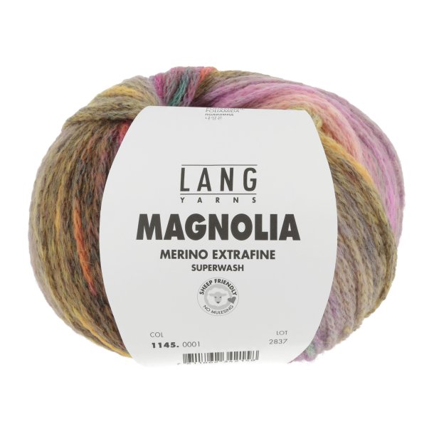 Lang Yarns - Magnolia Fv. 01 Sennep/Gr/Fuschia