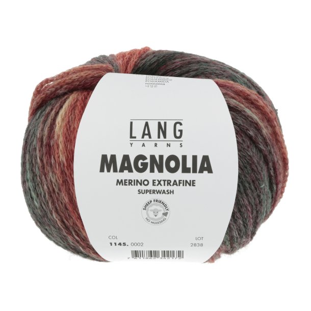 Lang Yarns - Magnolia Fv. 02 Orange/Rd/Gr