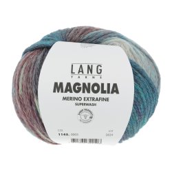 Lang Yarns - Magnolia Fv. 03 Turkis/Rd/Grn 