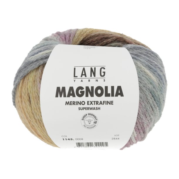 Lang Yarns - Magnolia Fv. 08 Cognac/Jeans/Petrol