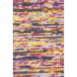 Lang Yarns - Move 8PLY Fv. 02 Lilla/Rd/Gul