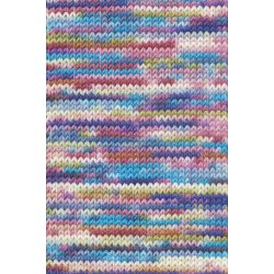 Lang Yarns - Move 8PLY Fv. 05 Lilla/Turkis/Natur