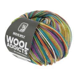 Lang Yarns - Move 8PLY Fv. 06 Orange/Turkis/Rd