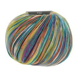 Lang Yarns - Move 8PLY Fv. 06 Orange/Turkis/Rd