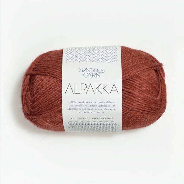 Sandnes - Alpakka Farve. 4035 Mrk Terracotta