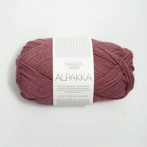 Sandnes - Alpakka Farve 4244 Mrk Gammel Rosa