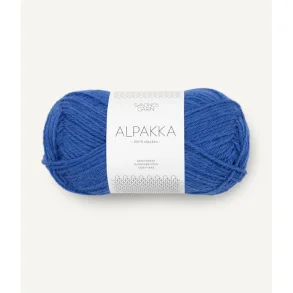 Sandnes - Alpakka Farve 5845 Dazzling Blue. 