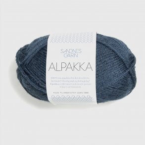 Sandnes - Alpakka Farve 6572 Mrk Blmeleret