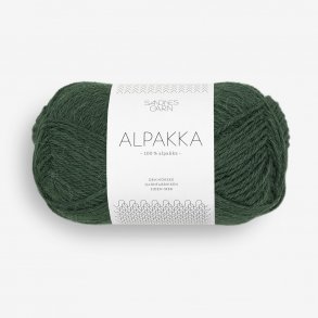 Sandnes - Alpakka Farve 8581 Dyb Skovgrn  